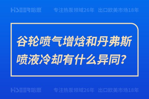 谷輪噴氣增焓和丹弗斯噴液冷卻有什么異同？