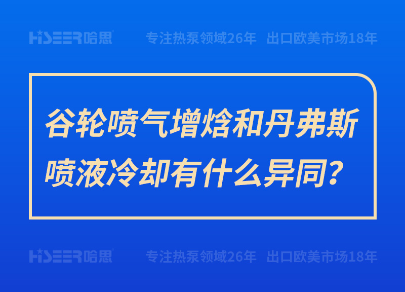 谷輪噴氣增焓和丹弗斯噴液冷卻有什么異同？